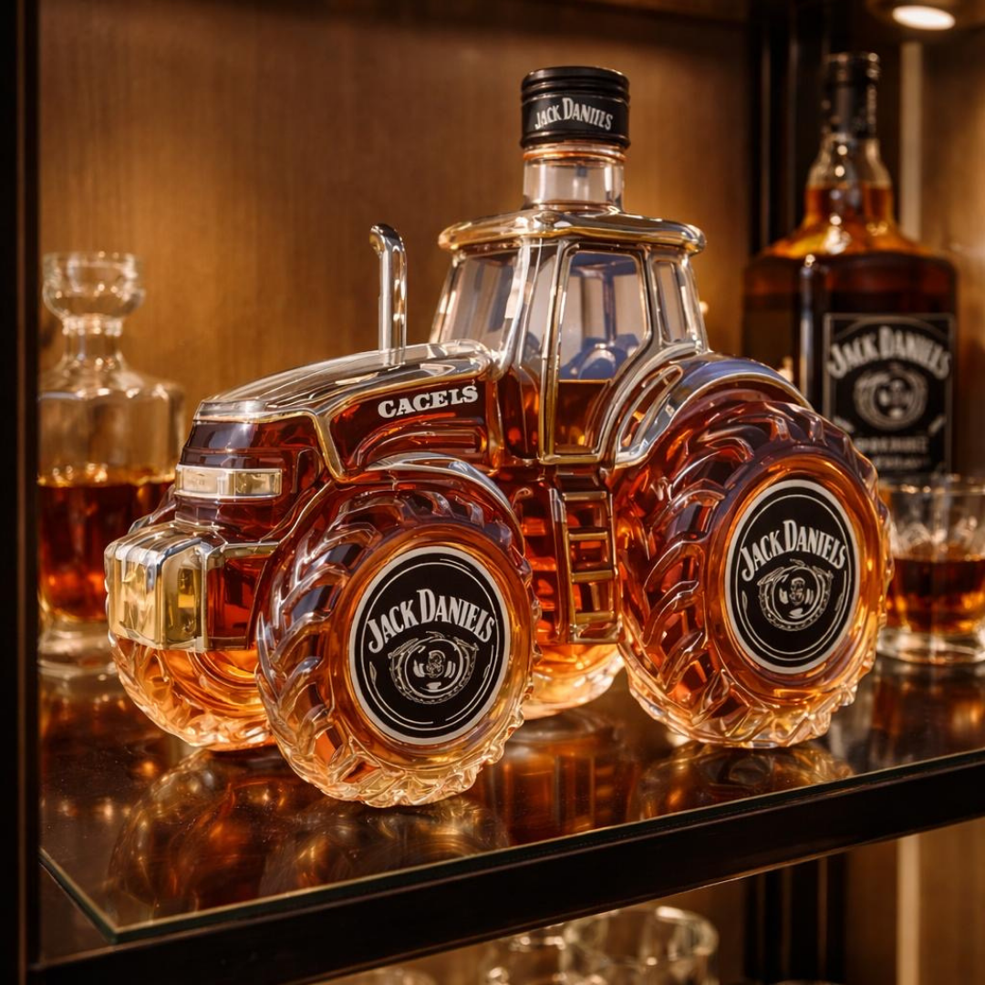 Flasche Whisky - Sonderausgabe Traktor