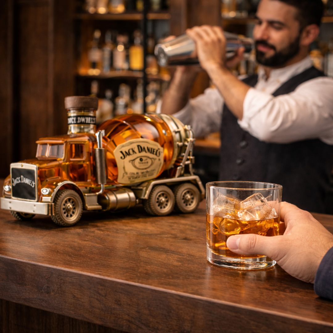 Eine Flasche Whisky - Truck Edition