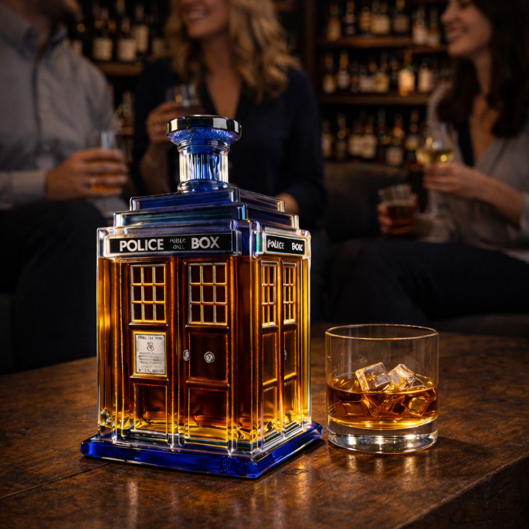 Eine Flasche Whisky - Polizeiausgabe
