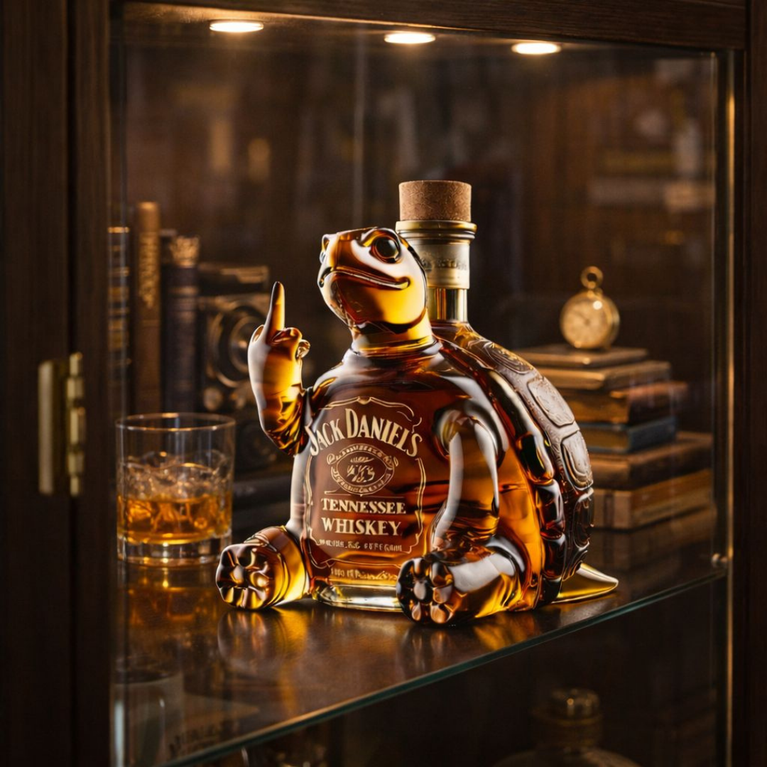 Flasche Whisky - Edition Schildkröte