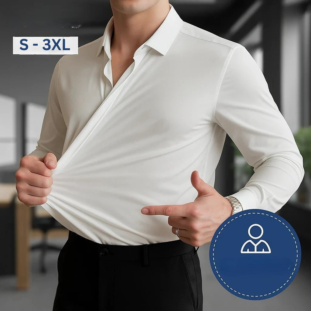 Kramer™ | Bügelfreies & Dehnbares Herrenhemd