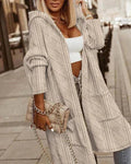 Clara – Strickjacke Damen Lang, Weicher Komfort