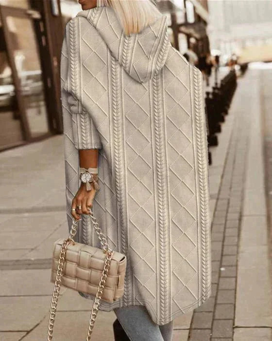 Clara – Strickjacke Damen Lang, Weicher Komfort