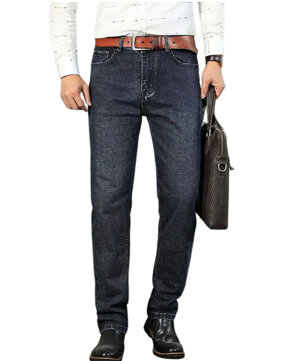 David – Stilvolle Business Jeans aus Denim