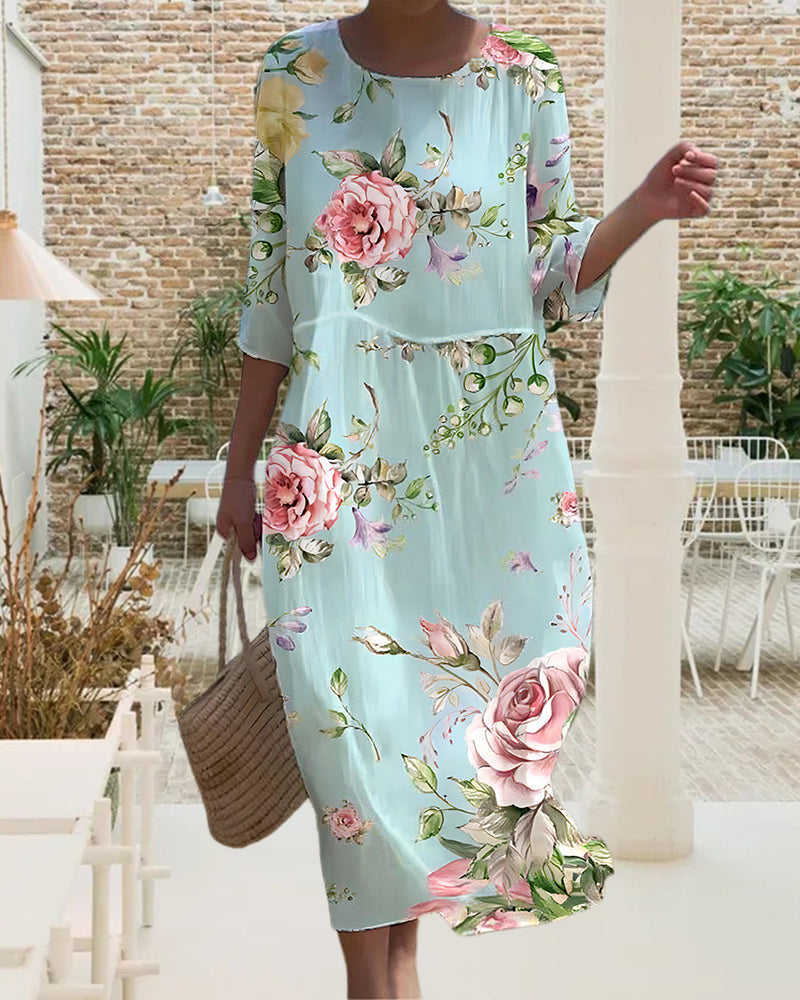 Ruth - Kleid mit Blumenmuster