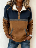 Reesa | Bequemer Pullover mit Reissverschluss