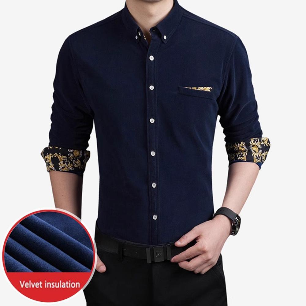 Adrien – Elegantes Thermo-Cordhemd