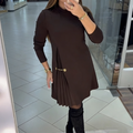 Isabelle – Elegants Kleid mit plissiertem Akzent