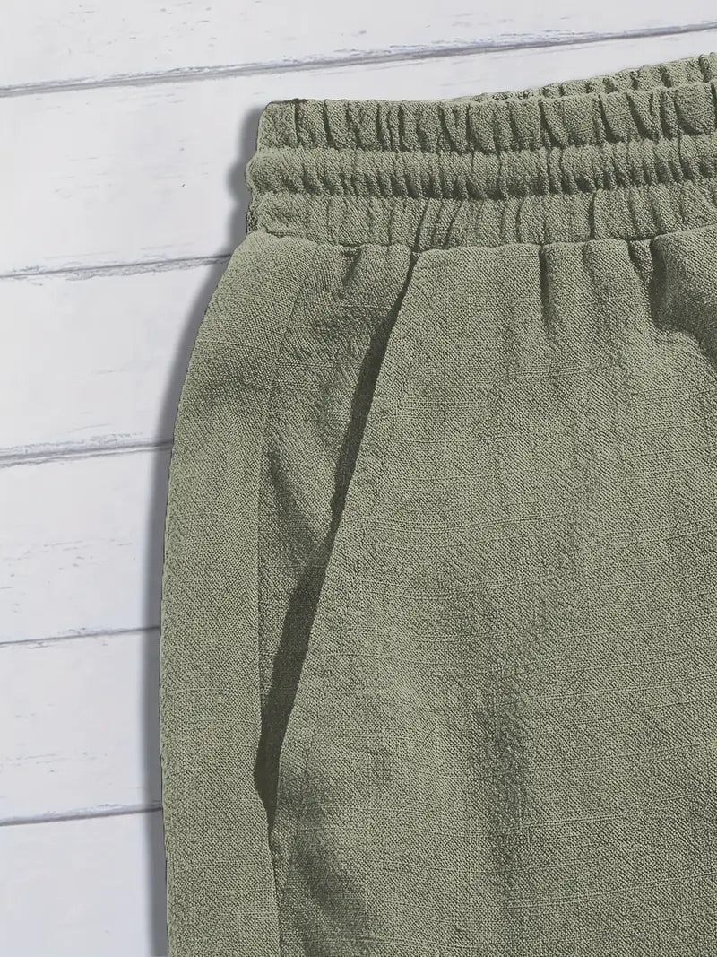 Maximilian – Elegante Leinen-Shorts für Herren