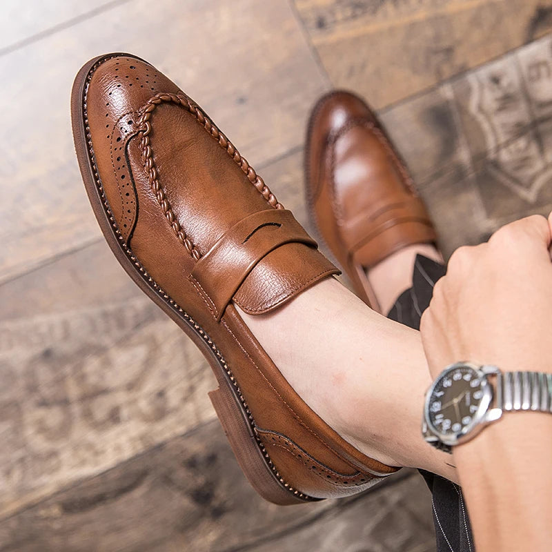 Chic Leather Loafers