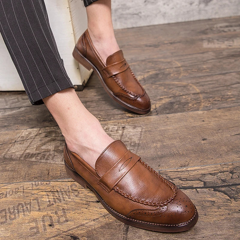 Chic Leather Loafers