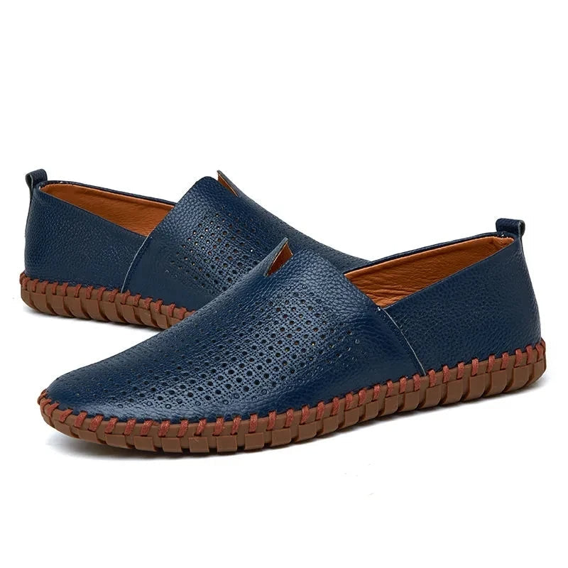 Breathable Leather Loafers