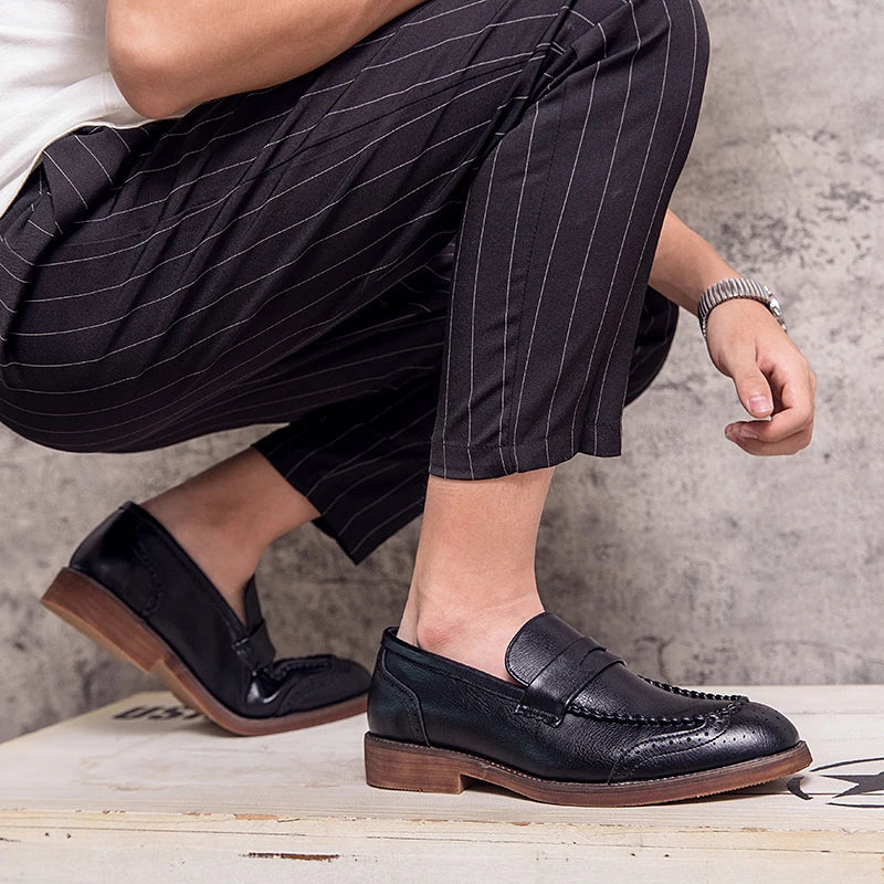 Chic Leather Loafers