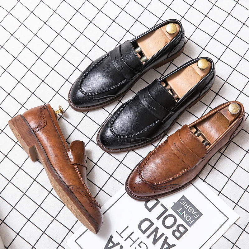 Chic Leather Loafers