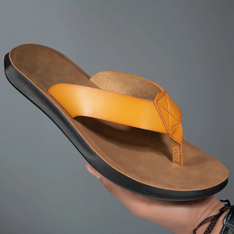 Lässige Ledersandalen