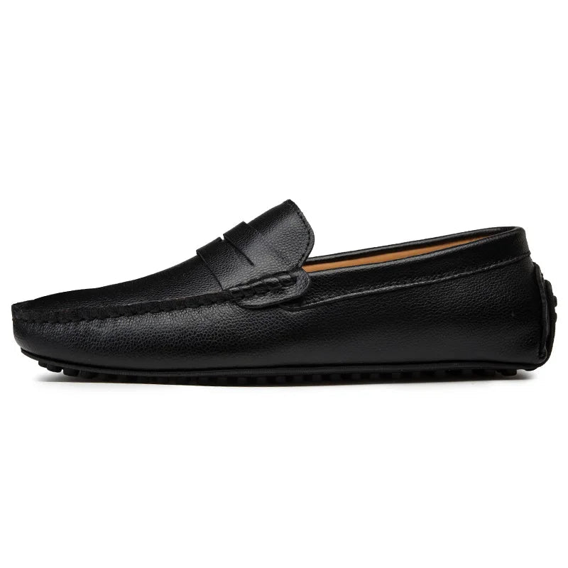Casual Leather Summer Loafers
