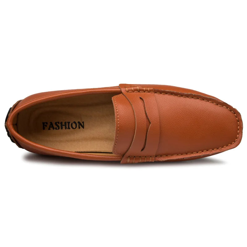 Casual Leather Summer Loafers