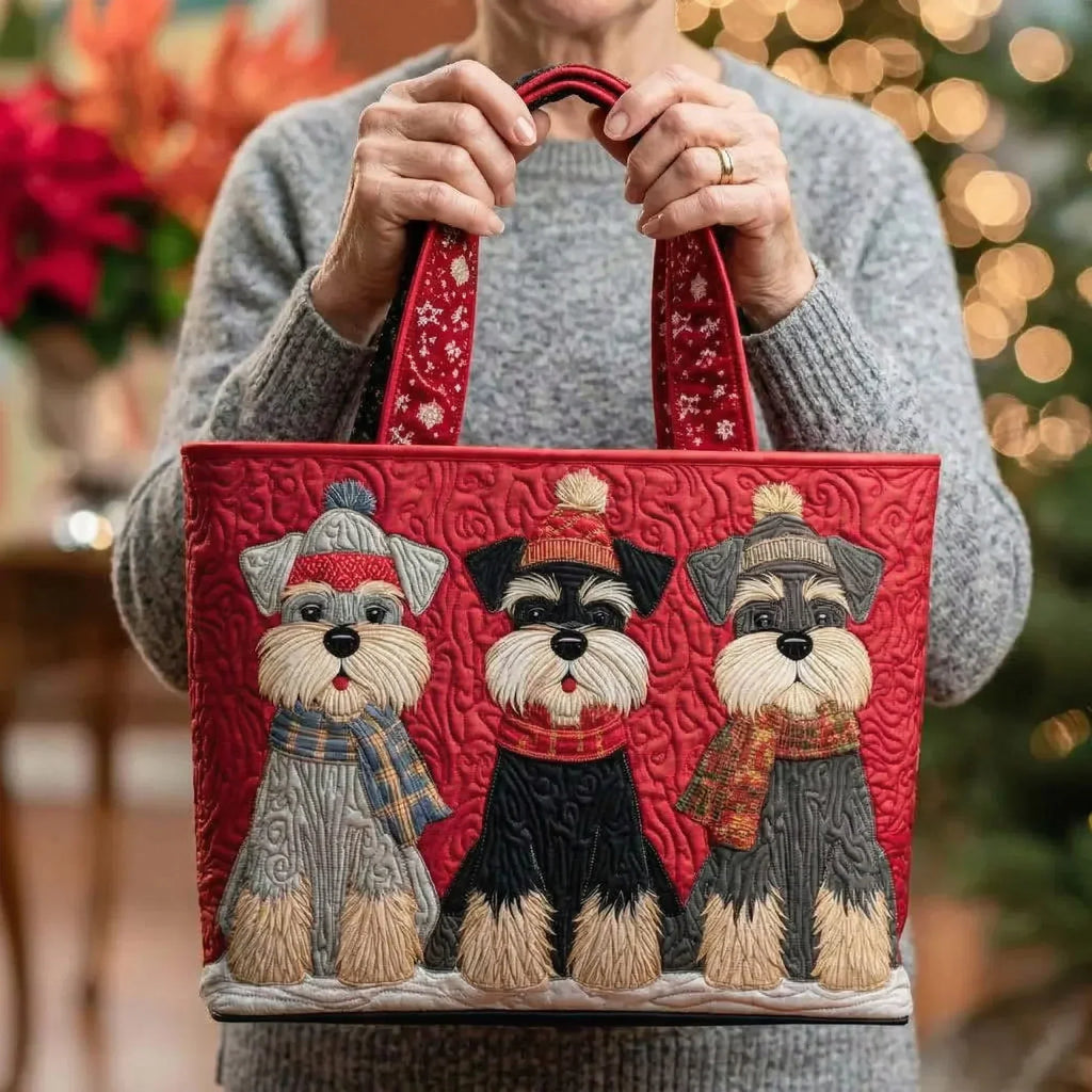 Handgemachter Beutel - Trio de Schnauzers