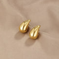 Ame Gold-Tropfen-Ohrringe