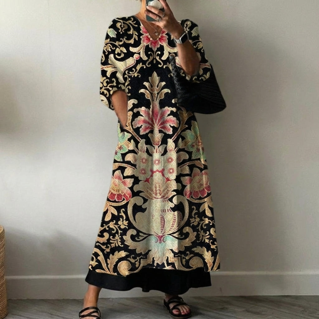Elegantes Kleid mit Evi-Print