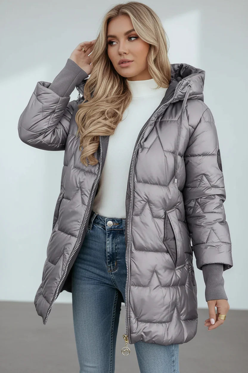 Cristelle™ | Leichter Steppmantel mit Kapuze