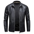 Fabian-Luca® | Stehkragen Lederjacke