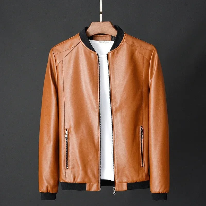 Henrik® | Leder-Motorradjacke
