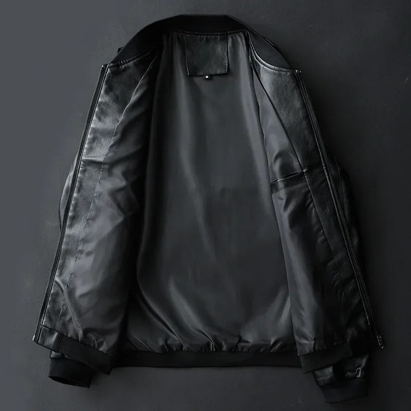 Nikodem® | Leder Bikerjacke