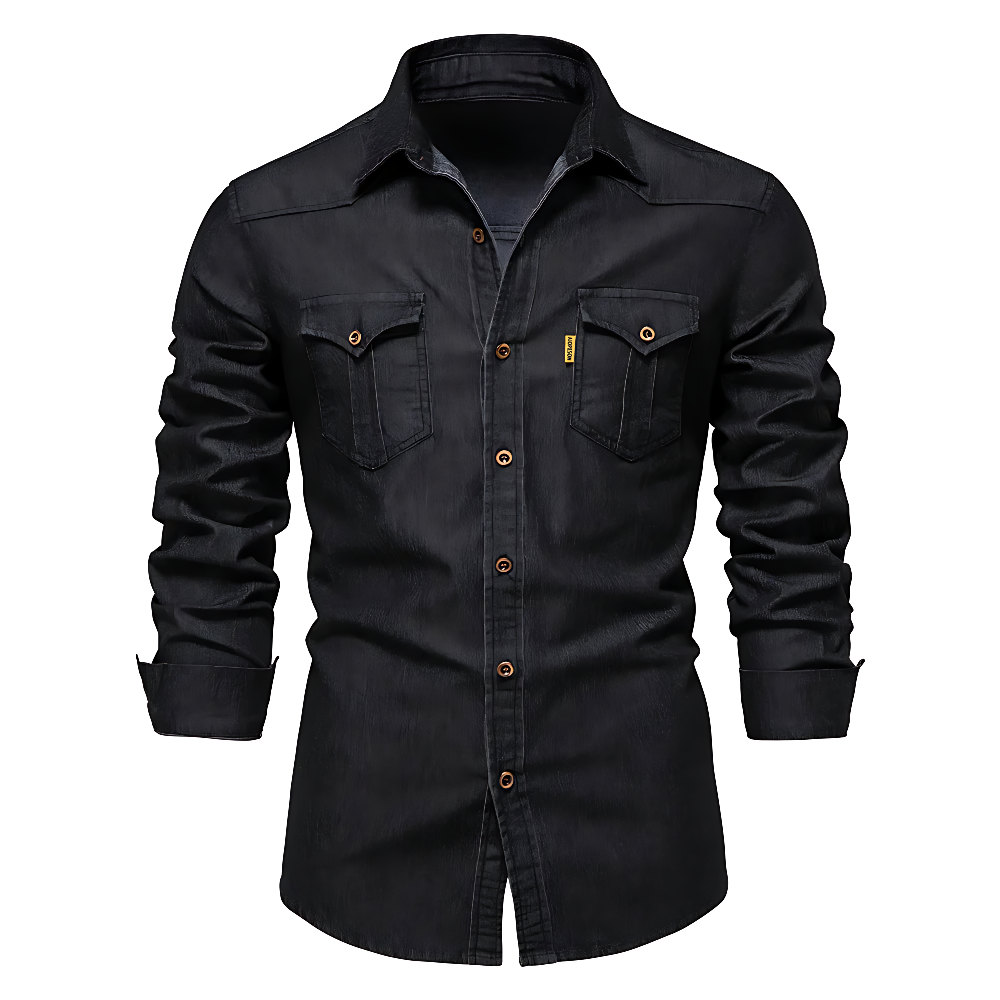 Silas | Jeanshemd aus Baumwolle