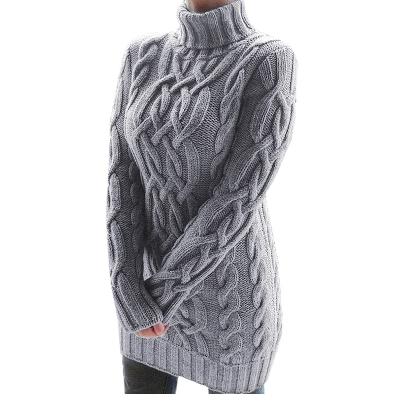 Klara™ – Kuscheliges Strickkleid für Stylische Wärme