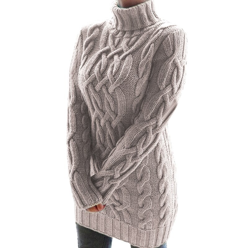 Klara™ – Kuscheliges Strickkleid für Stylische Wärme