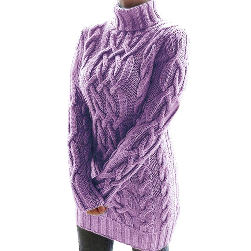 Klara™ – Kuscheliges Strickkleid für Stylische Wärme